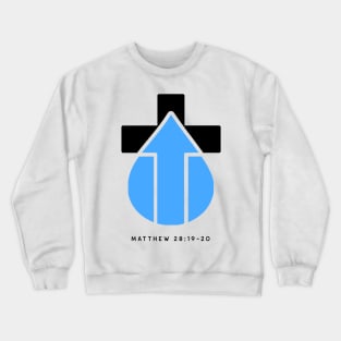 Baptism Cross Arrow Crewneck Sweatshirt